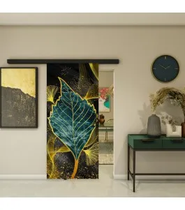 Glasschiebetür BLACK-LINE - Fotoprint Model 323