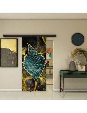 Glasschiebetür BLACK-LINE - Fotoprint Model 323