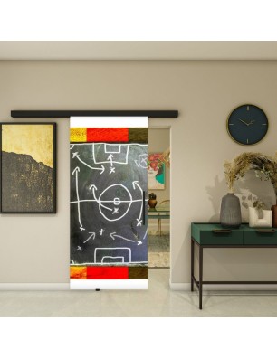 Glasschiebetür BLACK-LINE - Fotoprint Model 327