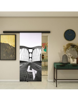 Glasschiebetür BLACK-LINE - Fotoprint Model 330