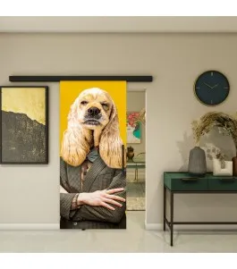 Glasschiebetür BLACK-LINE - Fotoprint Model 337