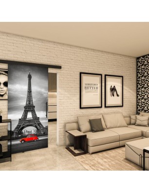 Glasschiebetür BLACK-LINE - Fotoprint Model 205
