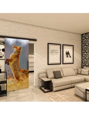 Glasschiebetür BLACK-LINE - Fotoprint Model 245