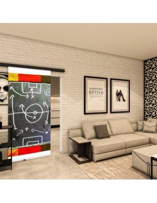 Glasschiebetür BLACK-LINE - Fotoprint Model 327