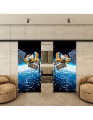 Glasschiebetür BLACK-LINE - Fotoprint Model 258