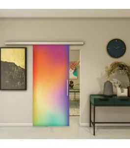 Glasschiebetür SLIM-LINE - Fotoprint Model 5