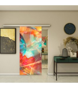 Glasschiebetür SLIM-LINE - Fotoprint Model 21
