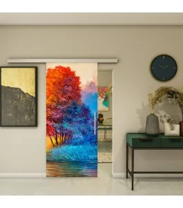 Glasschiebetür SLIM-LINE - Fotoprint Model 25