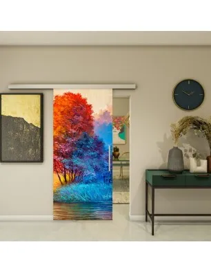 Glasschiebetür SLIM-LINE - Fotoprint Model 25