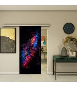 Glasschiebetür SLIM-LINE - Fotoprint Model 27