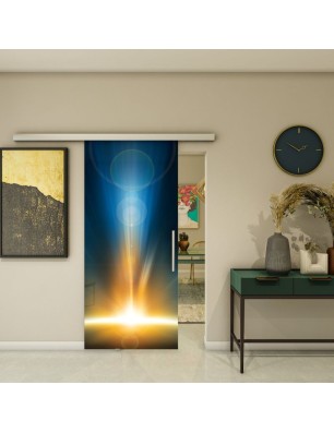 Glasschiebetür SLIM-LINE - Fotoprint Model 28