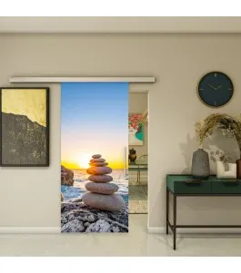 Glasschiebetür SLIM-LINE - Fotoprint Model 36