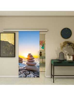Glasschiebetür SLIM-LINE - Fotoprint Model 36