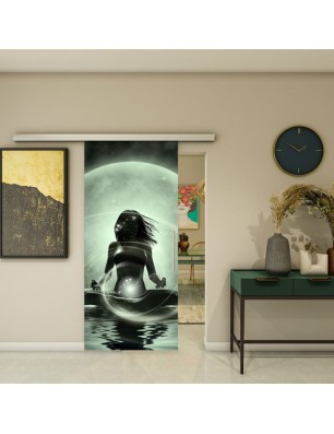 Glasschiebetür SLIM-LINE - Fotoprint Model 38