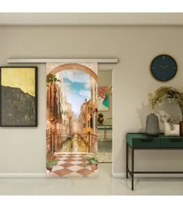 Glasschiebetür SLIM-LINE - Fotoprint Model 43