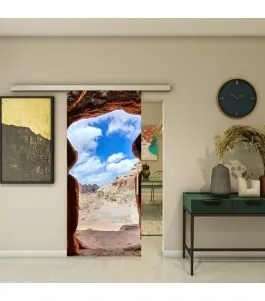 Glasschiebetür SLIM-LINE - Fotoprint Model 45