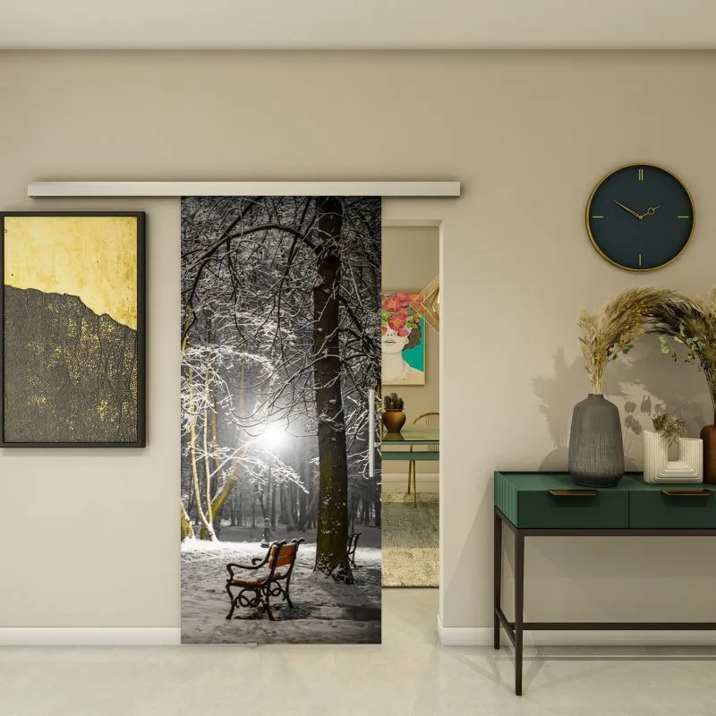 Glasschiebetür SLIM-LINE - Fotoprint Modell 46