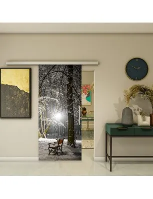 Glasschiebetür SLIM-LINE - Fotoprint Model 46