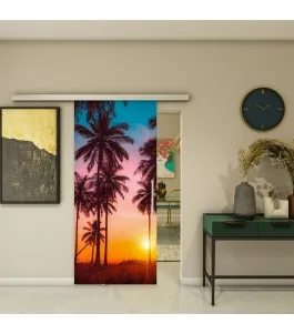 Glasschiebetür SLIM-LINE - Fotoprint Model 63