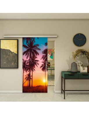 Glasschiebetür SLIM-LINE - Fotoprint Model 63