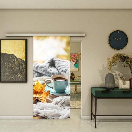 Glasschiebetür SLIM-LINE - Fotoprint Model 66