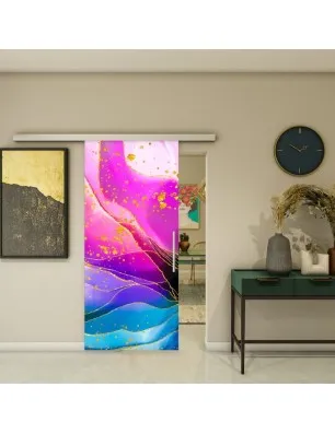 Glasschiebetür SLIM-LINE - Fotoprint Model 79