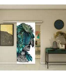 Glasschiebetür SLIM-LINE - Fotoprint Model 80