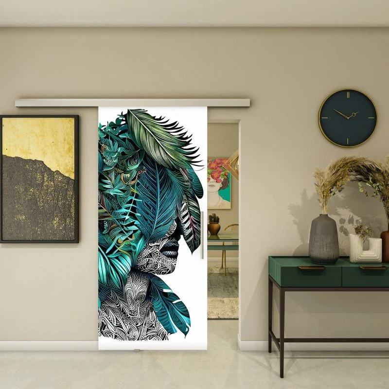 Glasschiebetür SLIM-LINE - Fotoprint Modell 80