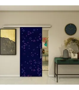 Glasschiebetür SLIM-LINE - Fotoprint Model 82