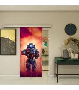 Glasschiebetür SLIM-LINE - Fotoprint Model 85