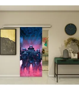 Glasschiebetür SLIM-LINE - Fotoprint Model 89