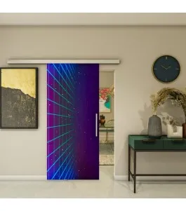 Glasschiebetür SLIM-LINE - Fotoprint Model 90