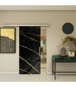 Glasschiebetür SLIM-LINE - Fotoprint Model 94