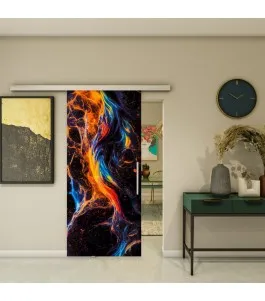 Glasschiebetür SLIM-LINE - Fotoprint Model 98