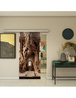 Glasschiebetür SLIM-LINE - Fotoprint Model 106