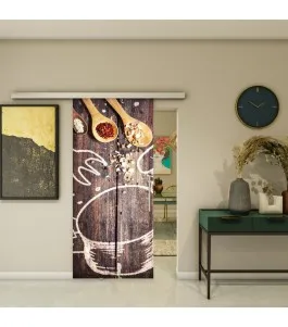 Glasschiebetür SLIM-LINE - Fotoprint Model 108