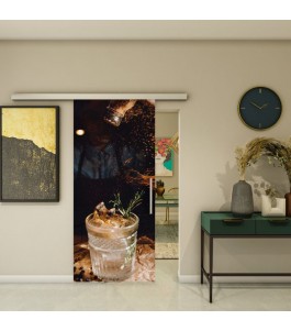 Glasschiebetür SLIM-LINE - Fotoprint Model 111