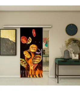 Glasschiebetür SLIM-LINE - Fotoprint Model 118