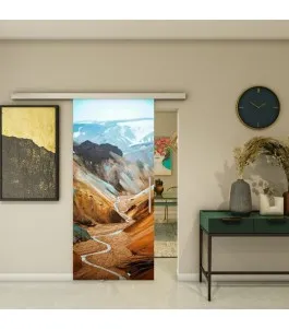 Glasschiebetür SLIM-LINE - Fotoprint Model 122