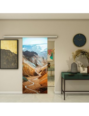 Glasschiebetür SLIM-LINE - Fotoprint Model 122