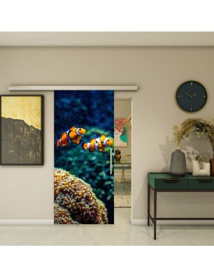 Glasschiebetür SLIM-LINE - Fotoprint Model 123