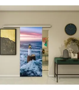 Glasschiebetür SLIM-LINE - Fotoprint Model 124