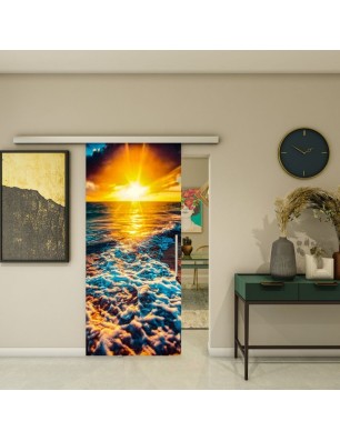 Glasschiebetür SLIM-LINE - Fotoprint Model 127