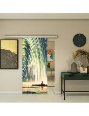 Glasschiebetür SLIM-LINE - Fotoprint Model 130