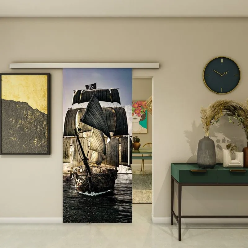 Glasschiebetür SLIM-LINE - Fotoprint Modell 140