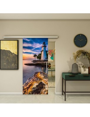 Glasschiebetür SLIM-LINE - Fotoprint Model 142