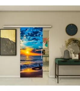 Glasschiebetür SLIM-LINE - Fotoprint Model 146