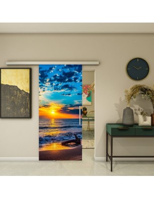 Glasschiebetür SLIM-LINE - Fotoprint Model 146