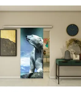 Glasschiebetür SLIM-LINE - Fotoprint Model 152