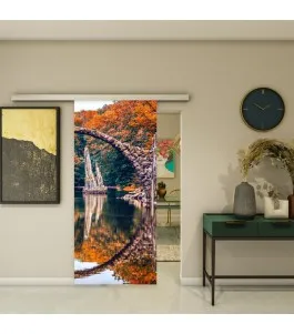 Glasschiebetür SLIM-LINE - Fotoprint Model 159